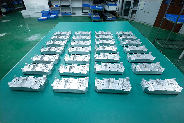 CNC - aluminium batch machining